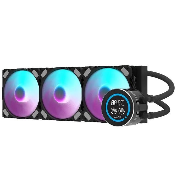 DARKFLASH NEBULA DN360D DIGITAL / DN 360D DIGITAL ARGB 360MM AIO LIQUID COOLER - BLACK