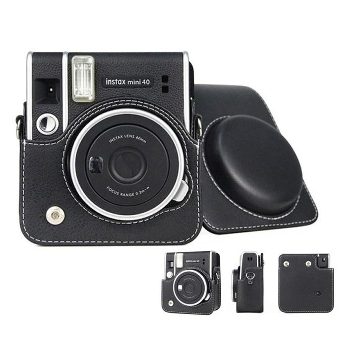 LEATHER BAG KAMERA FUJIFILM INSTAX MINI 40 TAS CASE INSTAX MINI 40