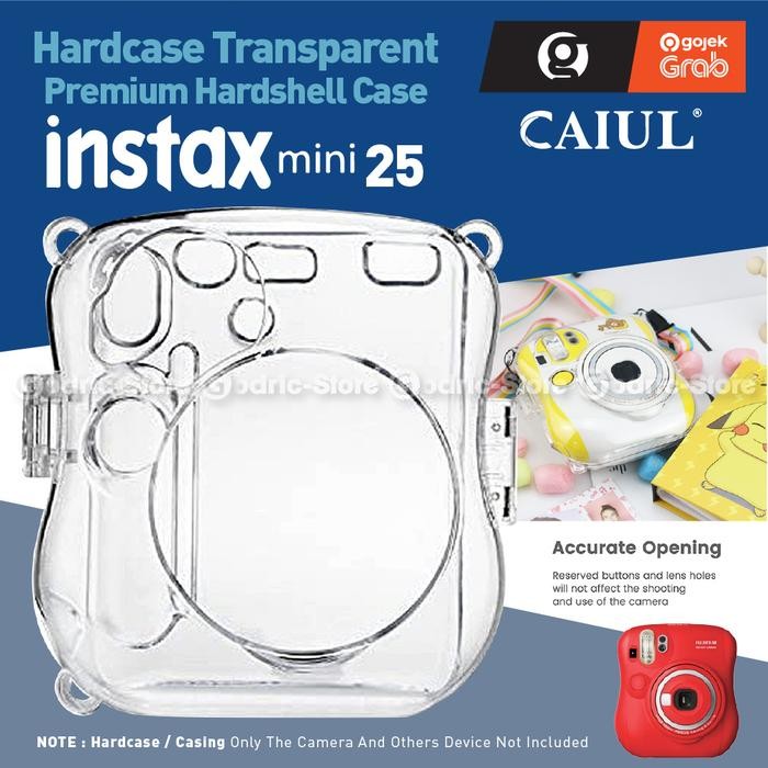 Fujifilm Instax 25s Hardcase - Transparent (Bening)