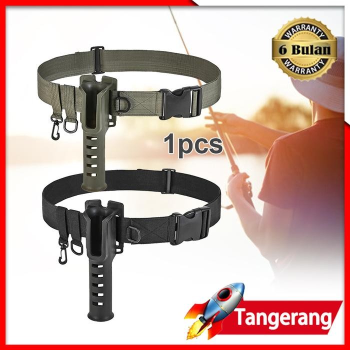 Shiimano Nusantara - Belt Sabuk Dudukan Joran Mancing Holder Serbaguna Casting