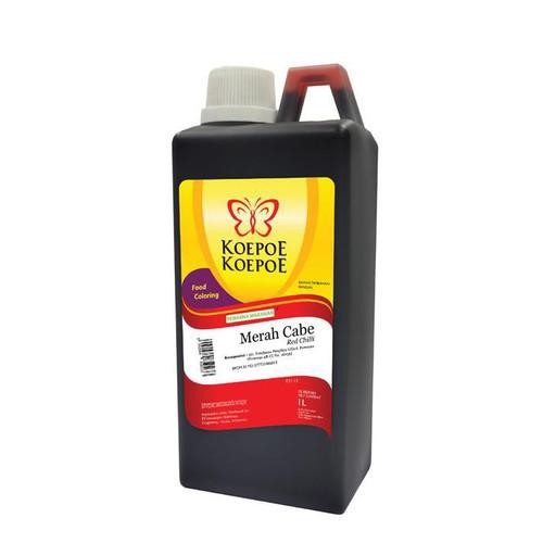 

Pewarna Merah Cabe Merk Koepoe-Koepoe 1 Liter