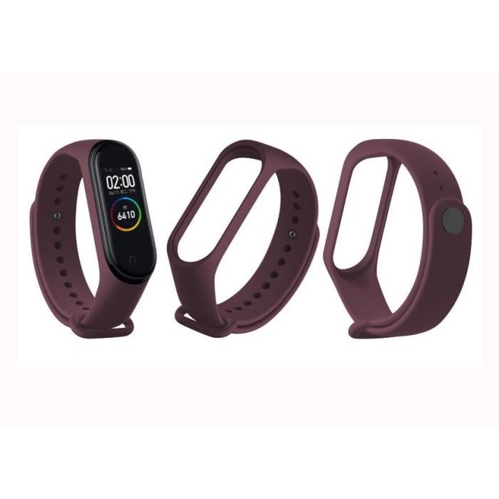 Tali Jam Silicon Strap Replacement Xiaomi MI Band 2 - Black