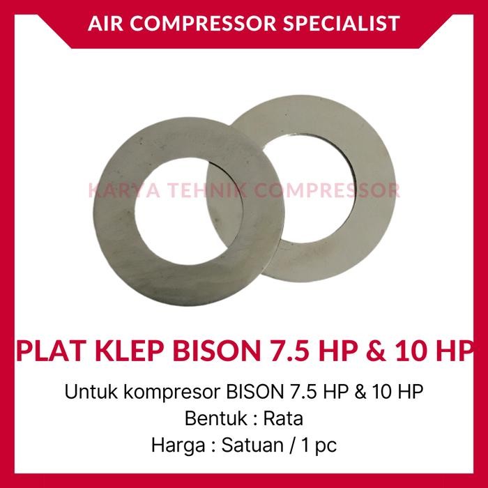 PLAT KLEP / VALVE PLATE KOMPRESOR UDARA BISON 7.5 & 10 HP