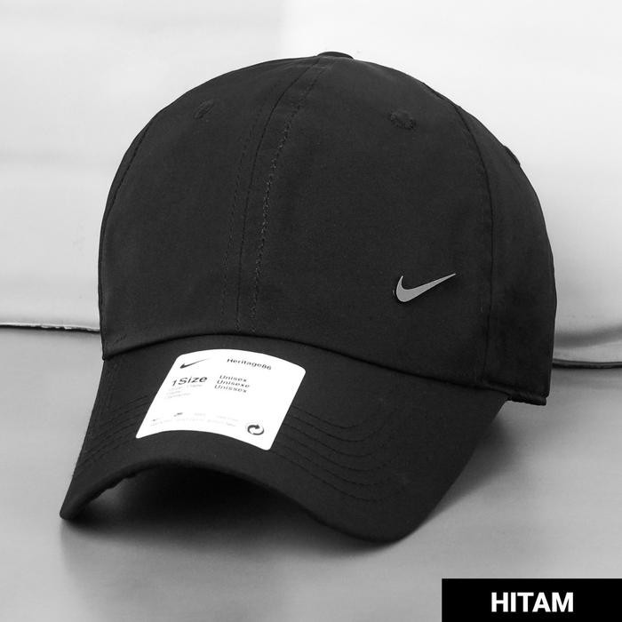 Topi Baseball Nike Metal Logo Besi / Topi Pria Wanita / Topi Baseball Nike Metal Side Logo Original