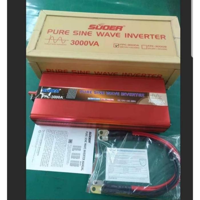 TERBAIK PSW 3000 WATT SUOER FPC 3000 A POWER INVERTER PURE SINE WAVE