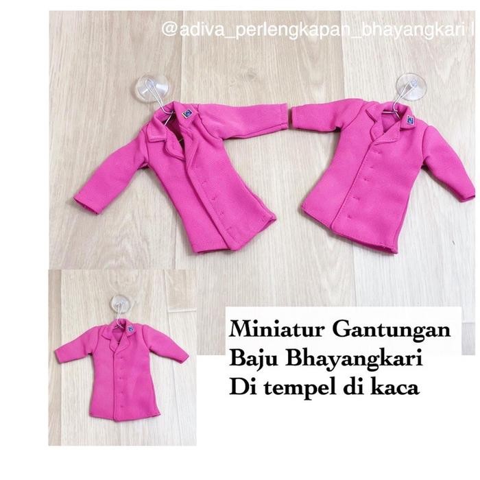 GANTUNGAN KACA MOBIL MINIATUR BAJU BHAYANGKARI