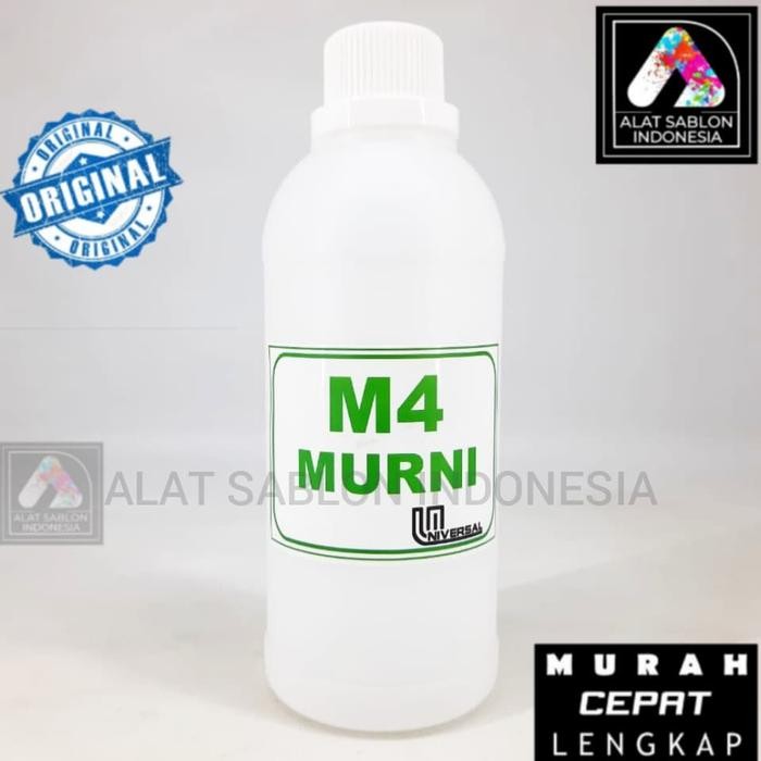

Khusus Gosend! Minyak M4 Murni Pembersih Tinta Sablon 500Ml