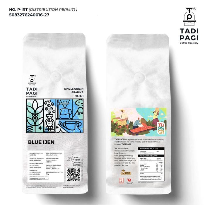 

Arabika Blue Ijen 1 Kg Roast Bean Coffee - Kopi biji matang