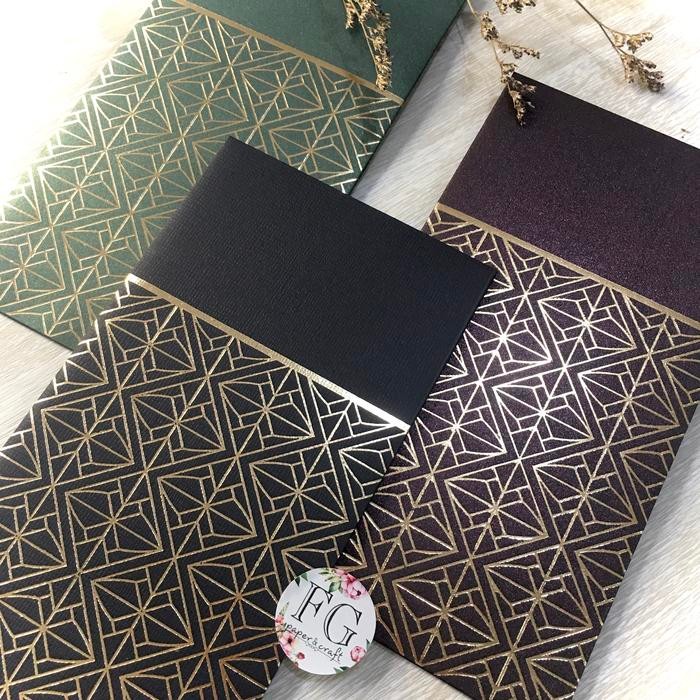 

AMPLOP ANGPAU 5PCS MONEY ENVELOPE GEOMETRY GOLD BY FGPAPER KODE 915