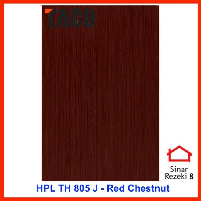 Hpl Taco Th 805 J / Red Chestnut / Woodgrain Urat Serat Kayu Coklat