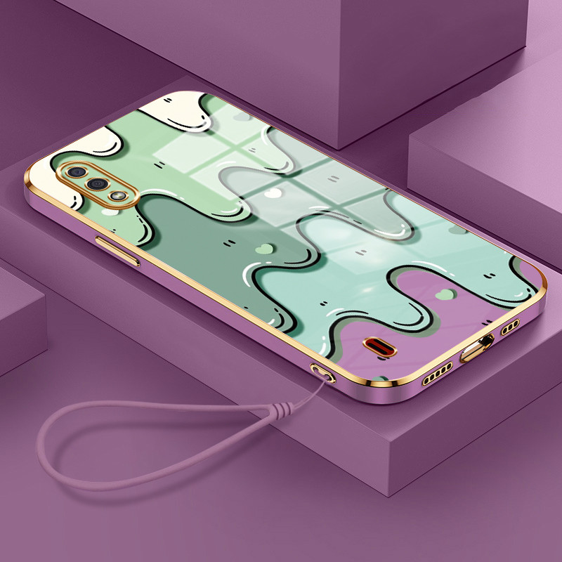 Casing Hp Untuk Samsung Galaxy A01 M01 Core A01 Core Case Casing pola Gelombang cinta Kesing HP Cesi