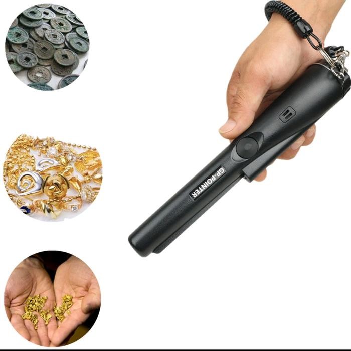 Alat detektor emas harta terpendam metal emas perak deteksi tahan air