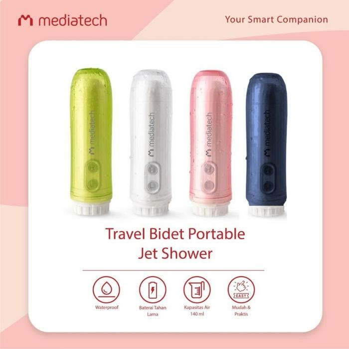 Mediatech Travel Bidet Portable Electric Spray Bidet- 82572