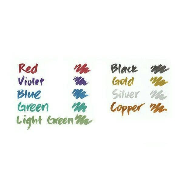 

Kuretake Zig Fudebiyori Metallic Brush Pen