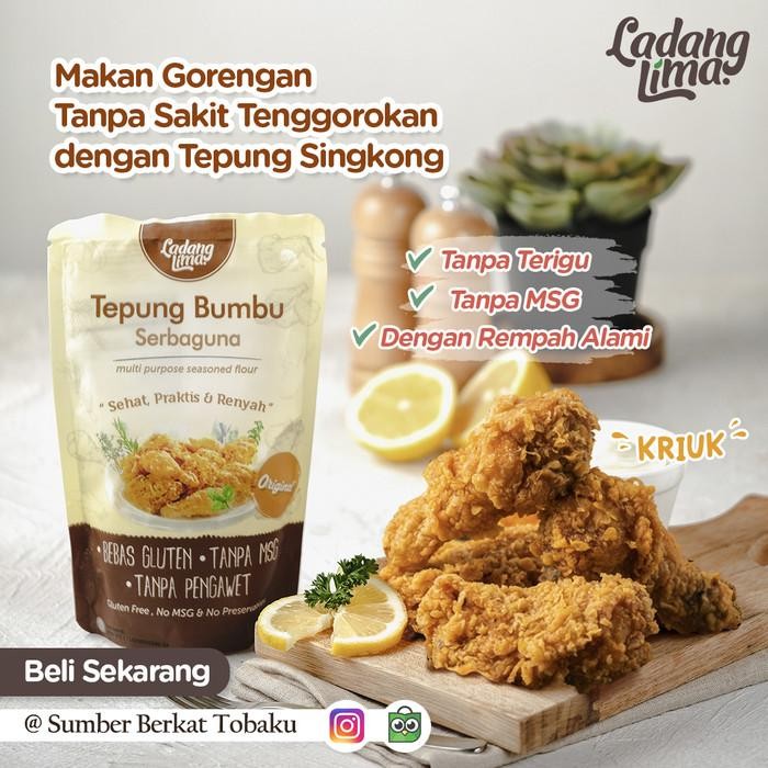 

(Expert) Tepung Bumbu Serbaguna Gluten Free Ladang Lima 150 gr