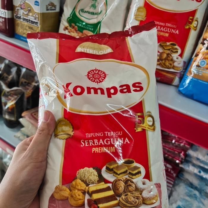 

(Expert) tepung terigu kompas serbaguna premium 1kg