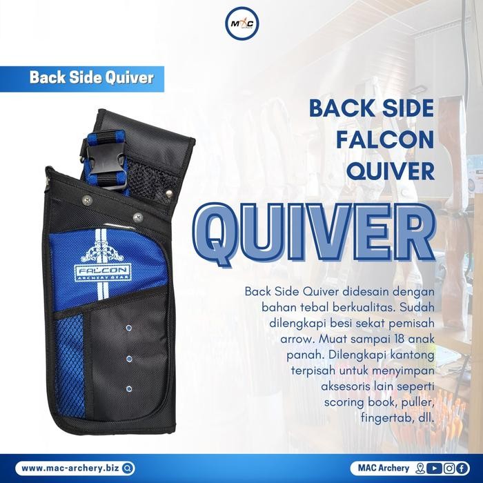 Quiver Panahan Tas Anak Panah Falcon Backside Quiver Busur Panahan