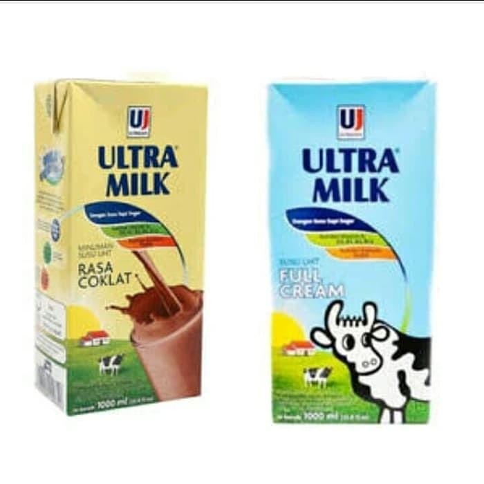

(Expert) susu ultra ecer 1liter 1lt 1L 1000ml ultramilk full cream coklat