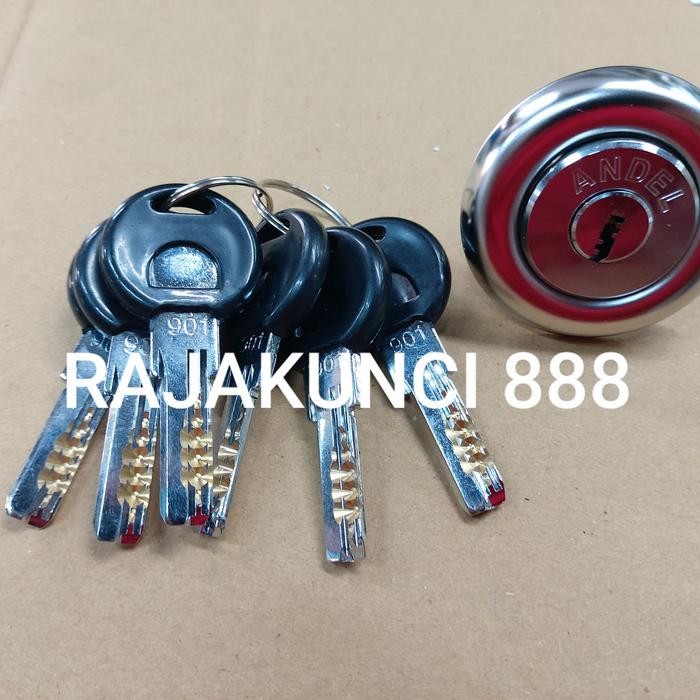 Kunci Otomatis Andel Stainless / Kunci Pintu / Kunci Otomatis