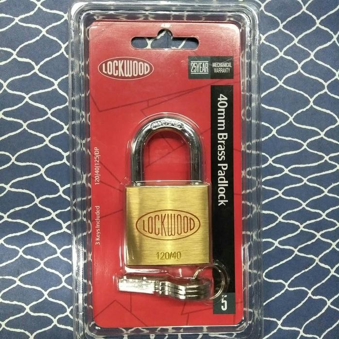 Gembok Lockwood 120/40/125/Dp / Gembok Lockwood 40Mm / Gembok 40Mm