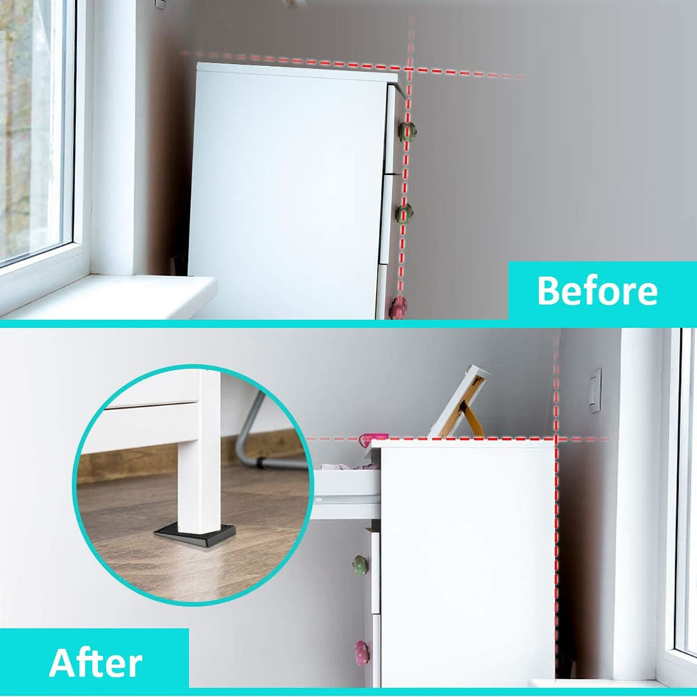 Furniture Adjustment Furniture Leveler Convenient Storage Leveling Supports Flexible Rubber Material