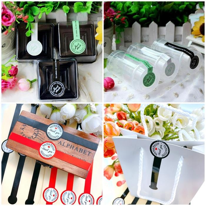 

Segel kemasan Toples / icker label Handmade panjang