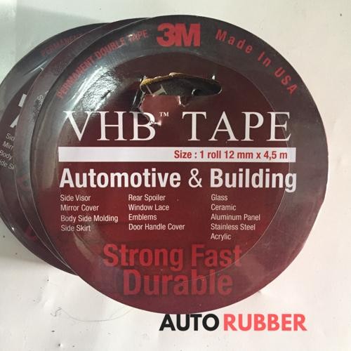 

Stok Baru Double tape 3M VHB 12 mm x 4.5 m