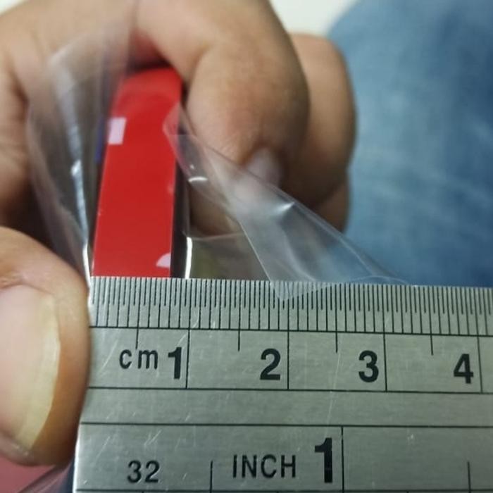 

Stok Baru Double tape 3M ukuran 8mm x 33M Warna Merah