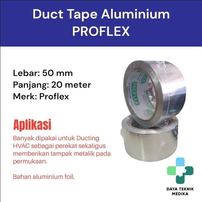 

Stok Baru Proflex Duct Tape Aluminium - Lakban Aluminium Foil