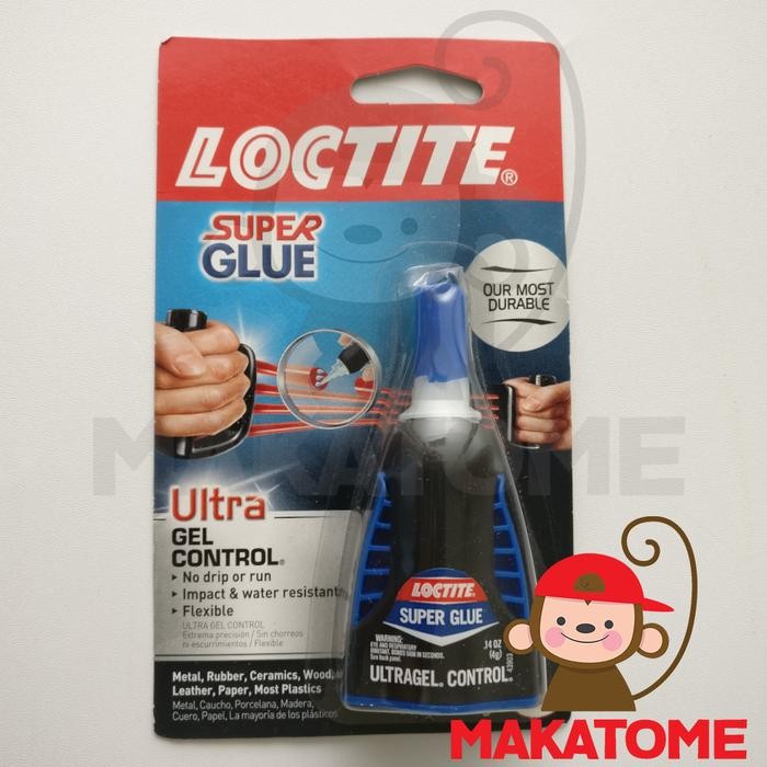 

Stok Baru Loctite Ultra Gel Control Super Glue 4 Gram 4g 4gr gr g lem ultragel
