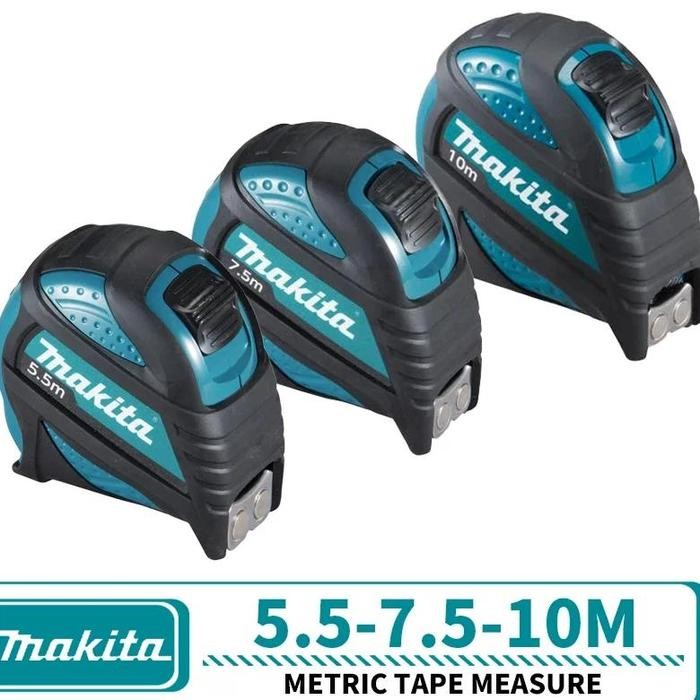 

Stok Baru Makita 5.5/7.5/10m Metric Tape Measure B-57146 B-57152 B-57168
