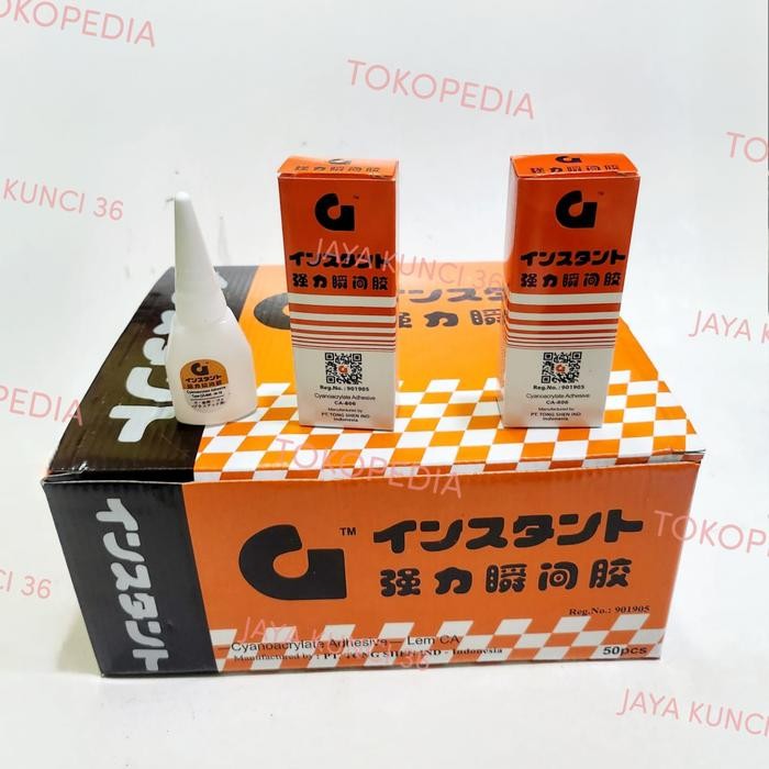 

Stok Baru Lem G Korea Super Original BARCODE / Lem Korea Serbaguna / Lem Tetes G ASLI