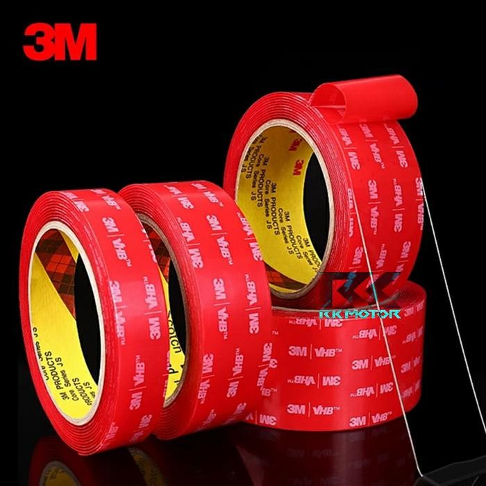 

Stok Baru Double Tape VHB 3M Transparan Sedang
