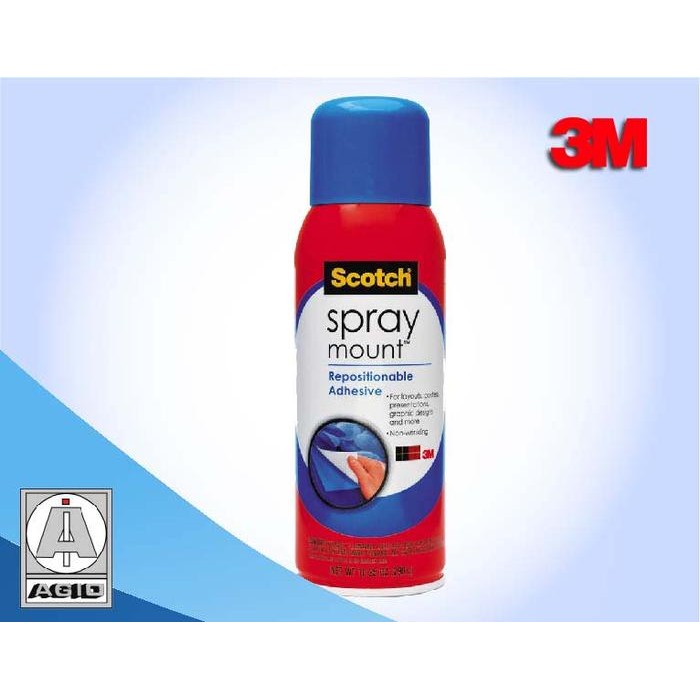 

Stok Baru Scotch Spray Mount 3M (lem semprot)