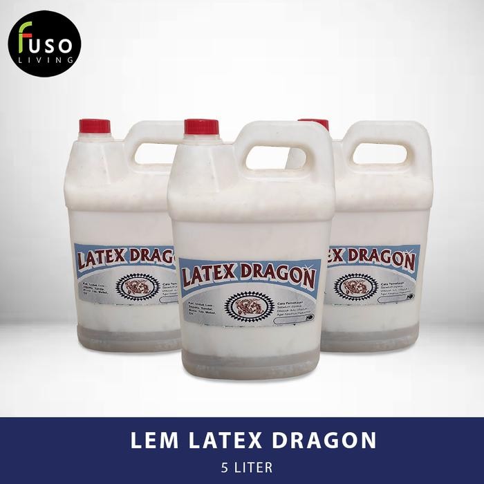 

Stok Baru LEM LATEX DRAGON 5 LITER