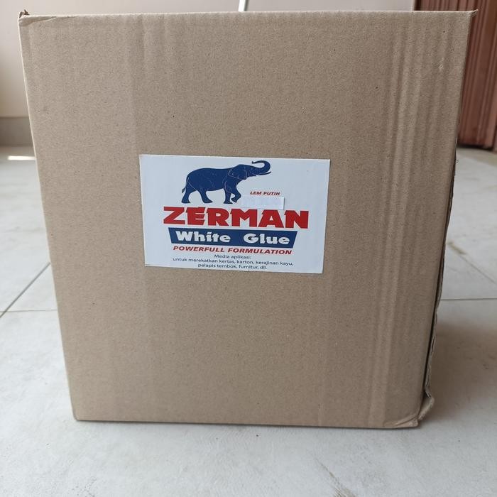 

Stok Baru zerman white glue lem putih 10kg/lem kertas/lem pvac/lem meja/lem kayu