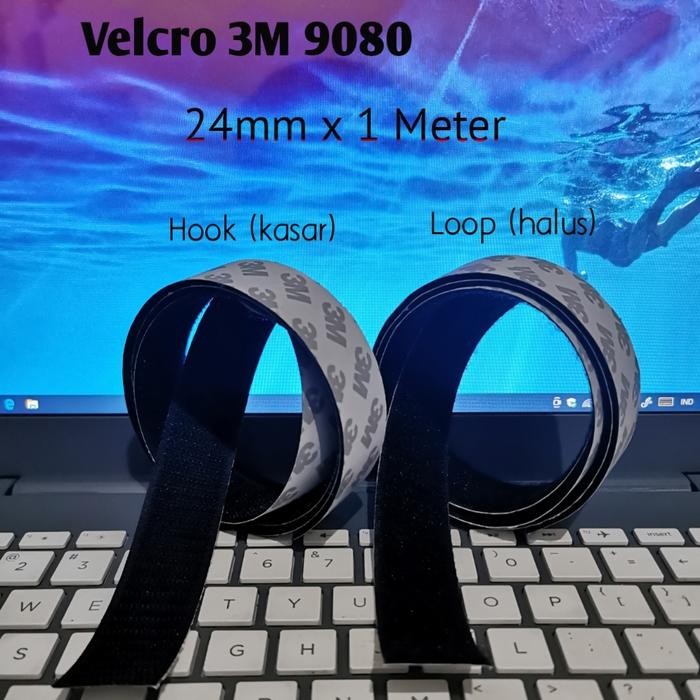 

Stok Baru Velcro Perekat 3M Double Tape 9080 24mm - Velkro Pedalboard 3M 1 Meter