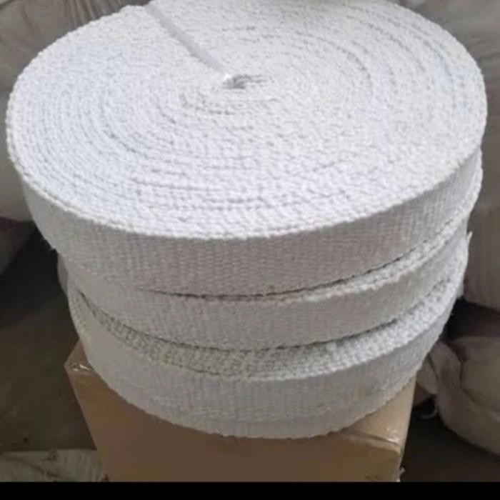 

Stok Baru Ceramic Fiber Tape Tahan panas 3mm x 100mm x 30mtr
