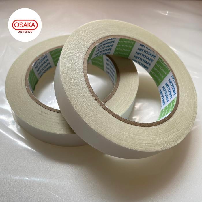 

Stok Baru Double Tape Nitto 12mm / 24mm 1/2 1 inch Lengket Tahan Panas Dobeltip