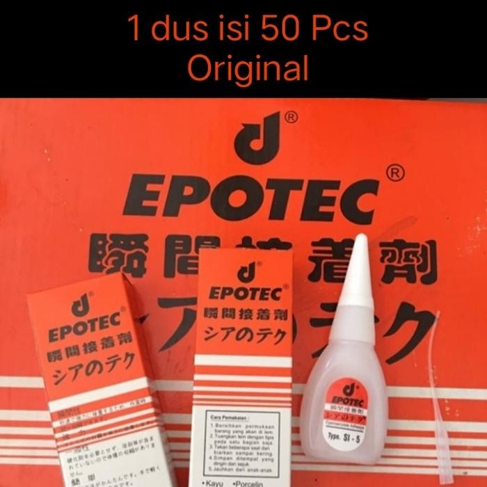 

Stok Baru Lem Epotec / Lem Korea 50 Pcs/Dus