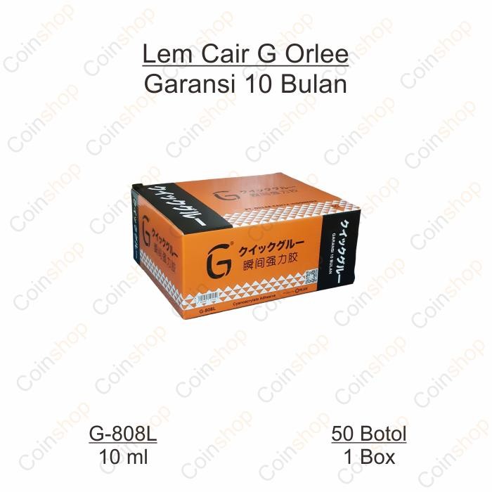 

Stok Baru Lem G Korea Orlee G-808L 10ml Per Box