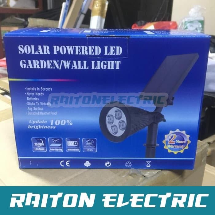 LAMPU SOROT TAMAN TENAGA SURYA / LAMPU SOROT SOLAR CELL / LAMPU TERAS