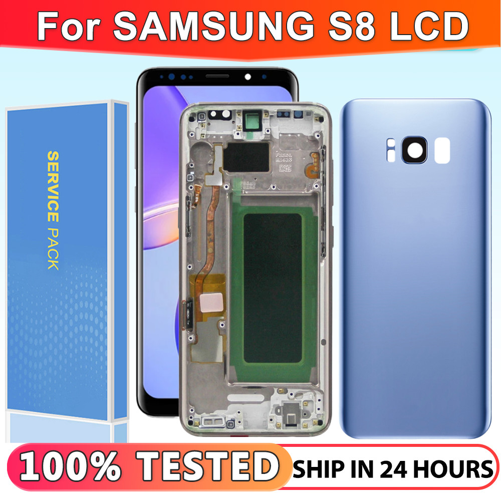 100% Tested New TFT S8 LCD For Samsung S8 Display G950 G950F SM-G950FD For Samsung S8 display Touch 