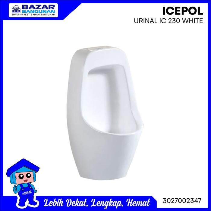 Icepol - Urinal / Urinoir Closet Kloset Toilet Berdiri Ic 230 White