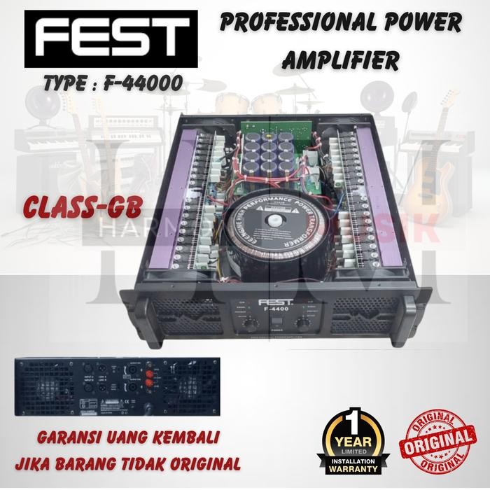 Power Fest F4400 Amplifier Fest F 4400 Class Gb -