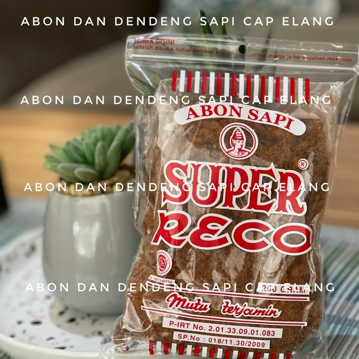 

BARANG TERLARIS Abon sapi cap SUPER RECO