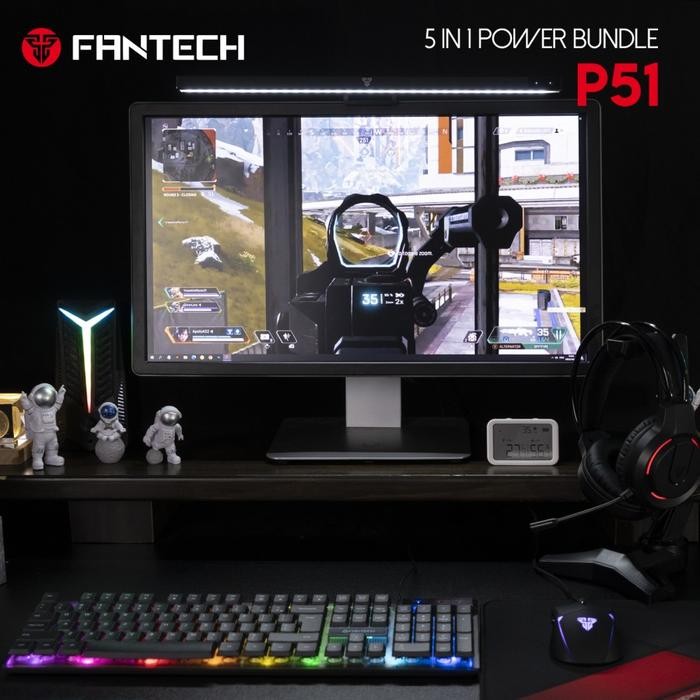 Fantech P51 5 In 1 Combo Gaming Gear Paket Lengkap Untuk Pc/Laptop Gratisongkir
