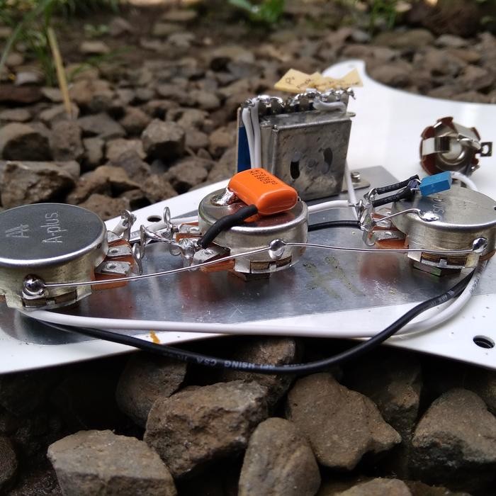 Prewiring Gitar Stratocaster 5 Way Fender Squier Wiring Harness Bes Seller
