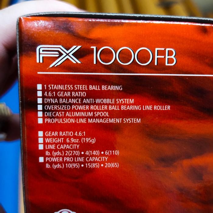 Banyak Dicari Reel Pancing Shimano Fx 1000 Fb Bonus Topi