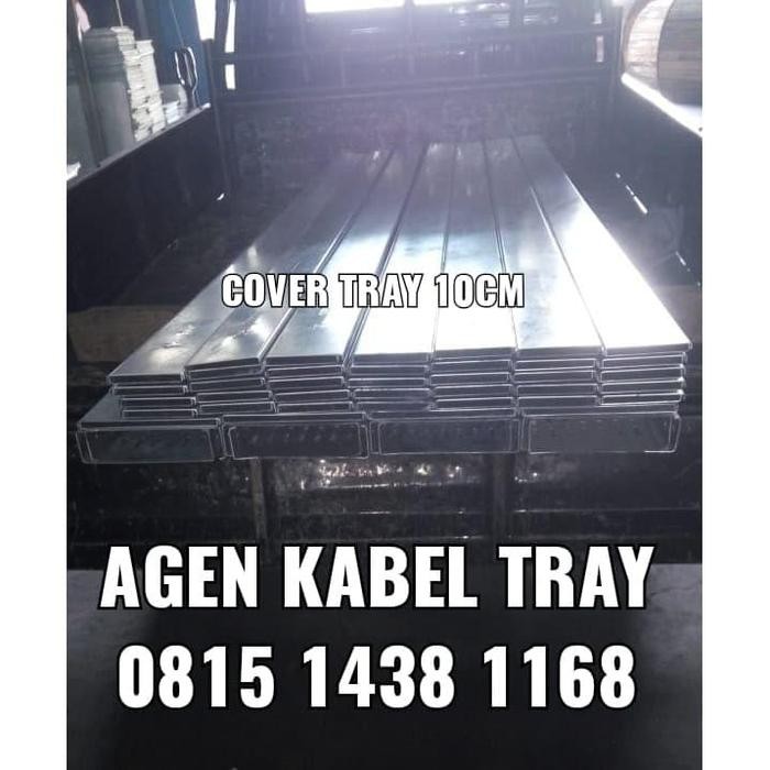 COVER / TUTUP KABEL TRAY W100XL3000MM - HOTDIP GALVANIS